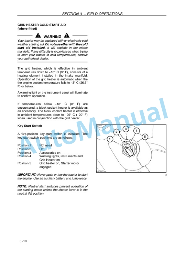 New Holland T7.220, T7.235, T7.250, T7.260 Power Command Tractor Operation and Maintenance Manual 84411764 3 New Holland T7.220, T7.235, T7.250, T7.260 Power Command Tractor Operation and Maintenance Manual 84411764 - Image 3