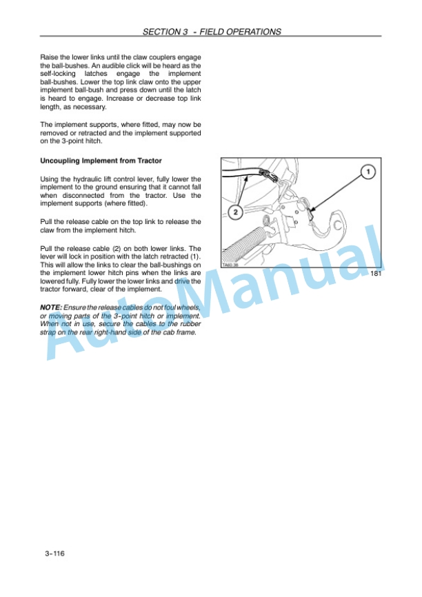 New Holland T7.220, T7.235, T7.250, T7.260 Power Command Tractor Operation and Maintenance Manual 84411799 4 New Holland T7.220, T7.235, T7.250, T7.260 Power Command Tractor Operation and Maintenance Manual 84411799 - Image 4