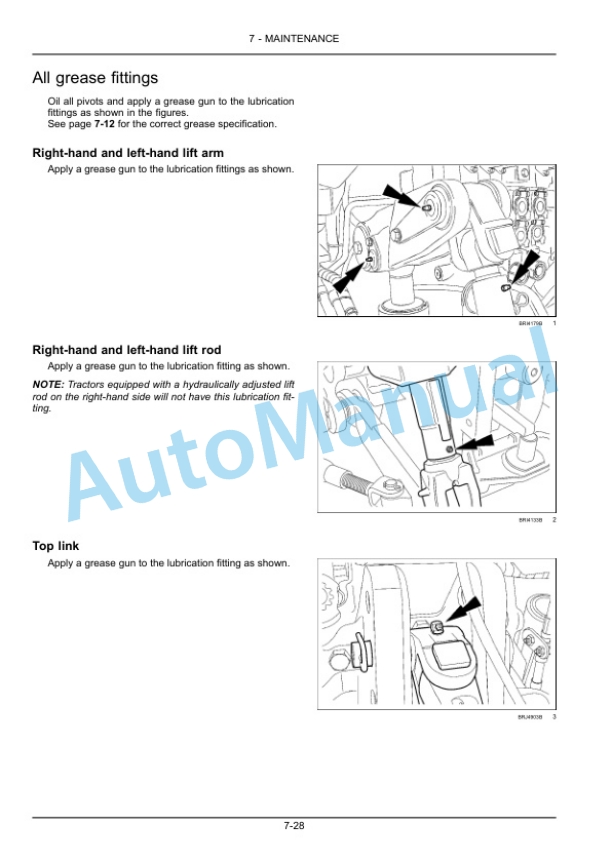 New Holland T7.220, T7.235, T7.250, T7.260 Sidewinder II Power Command Tractor Operation and Maintenance Manual 47894445 5 New Holland T7.220, T7.235, T7.250, T7.260 Sidewinder II Power Command Tractor Operation and Maintenance Manual 47894445 - Image 5