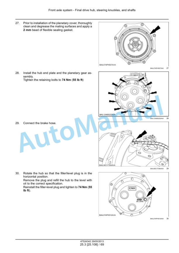 New Holland T7.220, T7.235, T7.250, T7.260, T7.270 Auto Command - Power Command Tractor Service Manual 47567517 4 New Holland T7.220, T7.235, T7.250, T7.260, T7.270 Auto Command - Power Command Tractor Service Manual 47567517 - Image 4