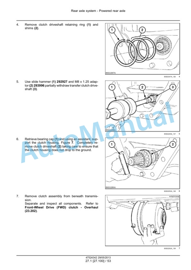 New Holland T7.220, T7.235, T7.250, T7.260, T7.270 Auto Command - Power Command Tractor Service Manual 47567517 5 New Holland T7.220, T7.235, T7.250, T7.260, T7.270 Auto Command - Power Command Tractor Service Manual 47567517 - Image 5