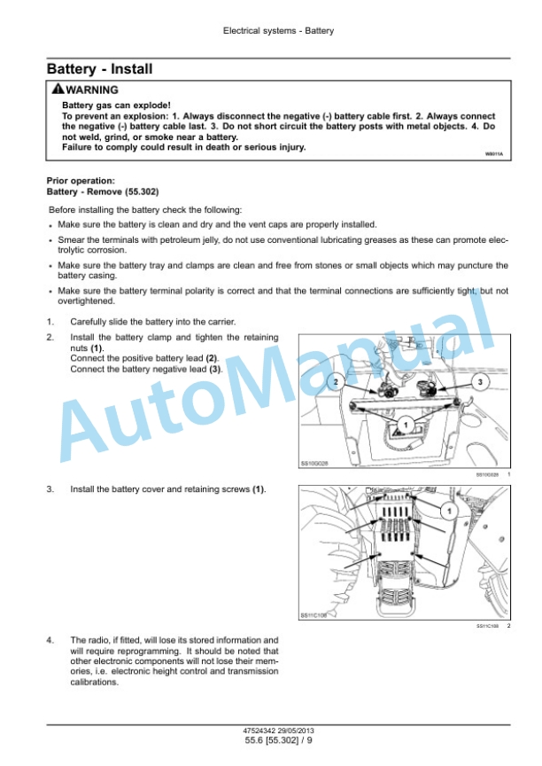 New Holland T7.220, T7.235, T7.250, T7.260, T7.270 Auto Command - Power Command Tractor Service Manual 47567524 5 New Holland T7.220, T7.235, T7.250, T7.260, T7.270 Auto Command - Power Command Tractor Service Manual 47567524-5