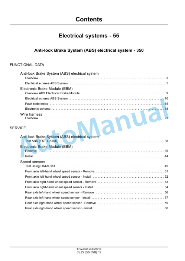 New Holland T7.220, T7.235, T7.250, T7.260, T7.270 Auto Command - Power Command Tractor Service Manual 47567527 4 New Holland T7.220, T7.235, T7.250, T7.260, T7.270 Auto Command - Power Command Tractor Service Manual 47567527 - Image 4