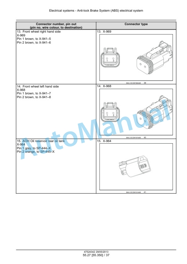 New Holland T7.220, T7.235, T7.250, T7.260, T7.270 Auto Command - Power Command Tractor Service Manual 47567527 5 New Holland T7.220, T7.235, T7.250, T7.260, T7.270 Auto Command - Power Command Tractor Service Manual 47567527 - Image 5