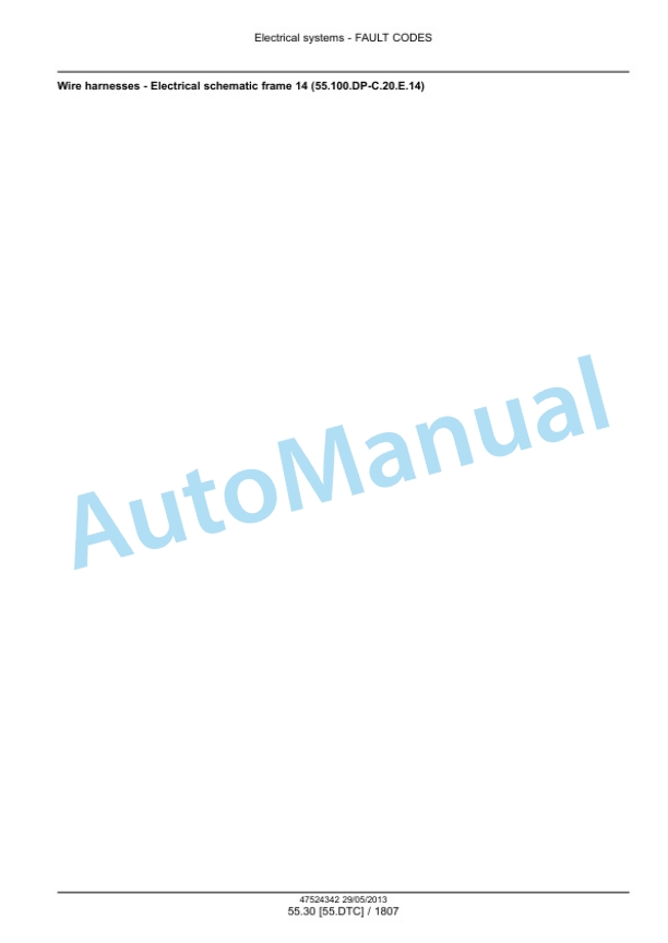 New Holland T7.220, T7.235, T7.250, T7.260, T7.270 Auto Command - Power Command Tractor Service Manual 47567532-3