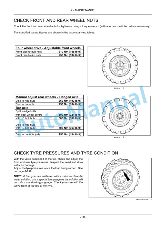 New Holland T7.220, T7.235, T7.250, T7.260, T7.270 Sidewinder II Auto Command - Power Command Tractor Operation and Maintenance Manual 47457140 5 New Holland T7.220, T7.235, T7.250, T7.260, T7.270 Sidewinder II Auto Command - Power Command Tractor Operation and Maintenance Manual 47457140 - Image 5
