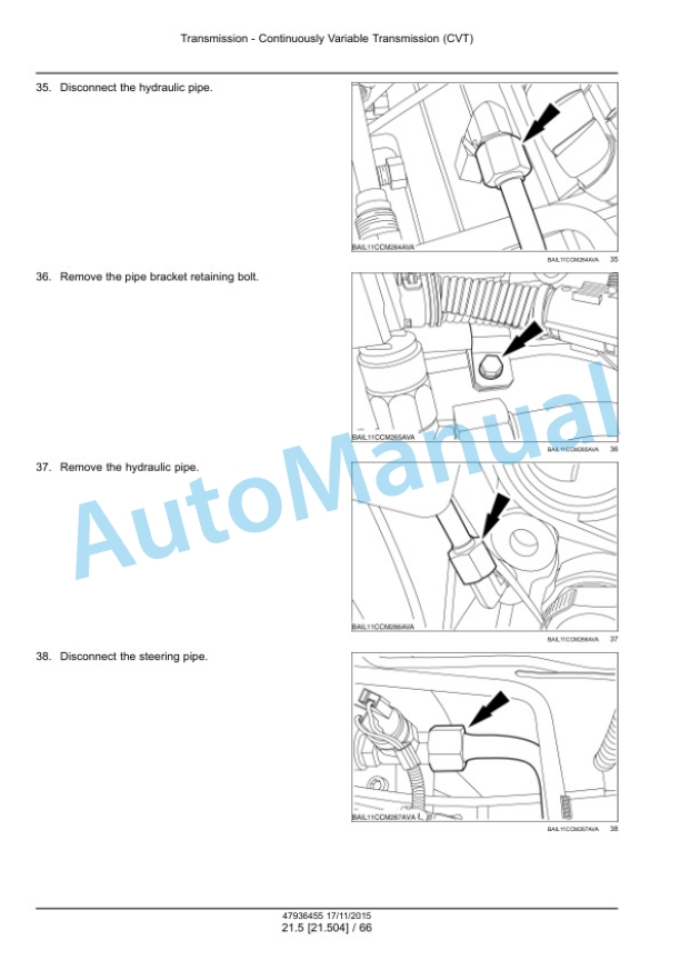 New Holland T7.230, T7.245, T7.260, T7.270 Auto Command Tier 4B Final Tractor Service Manual 47985249 4 New Holland T7.230, T7.245, T7.260, T7.270 Auto Command Tier 4B Final Tractor Service Manual 47985249 - Image 4