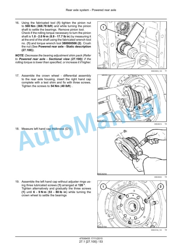 New Holland T7.230, T7.245, T7.260, T7.270 Auto Command Tier 4B Final Tractor Service Manual 47985250 5 New Holland T7.230, T7.245, T7.260, T7.270 Auto Command Tier 4B Final Tractor Service Manual 47985250 - Image 5