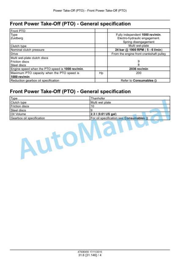 New Holland T7.230, T7.245, T7.260, T7.270 Auto Command Tier 4B Final Tractor Service Manual 47985251 3 New Holland T7.230, T7.245, T7.260, T7.270 Auto Command Tier 4B Final Tractor Service Manual 47985251 - Image 3