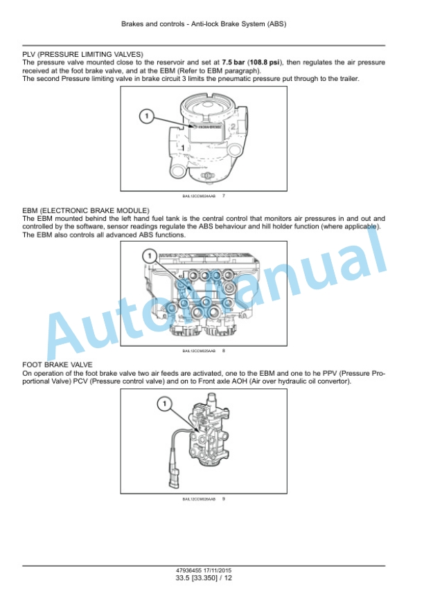 New Holland T7.230, T7.245, T7.260, T7.270 Auto Command Tier 4B Final Tractor Service Manual 47985251 5 New Holland T7.230, T7.245, T7.260, T7.270 Auto Command Tier 4B Final Tractor Service Manual 47985251 - Image 5