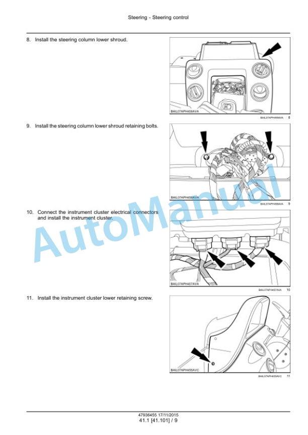 New Holland T7.230, T7.245, T7.260, T7.270 Auto Command Tier 4B Final Tractor Service Manual 47985253 3 New Holland T7.230, T7.245, T7.260, T7.270 Auto Command Tier 4B Final Tractor Service Manual 47985253 - Image 3