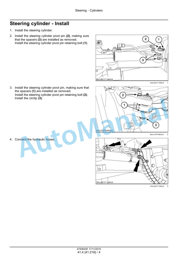 New Holland T7.230, T7.245, T7.260, T7.270 Auto Command Tier 4B Final Tractor Service Manual 47985253 4 New Holland T7.230, T7.245, T7.260, T7.270 Auto Command Tier 4B Final Tractor Service Manual 47985253 - Image 4
