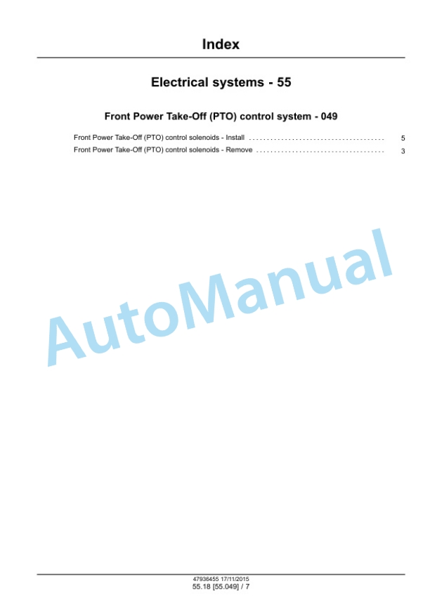New Holland T7.230, T7.245, T7.260, T7.270 Auto Command Tier 4B Final Tractor Service Manual 47985260 5 New Holland T7.230, T7.245, T7.260, T7.270 Auto Command Tier 4B Final Tractor Service Manual 47985260 - Image 5