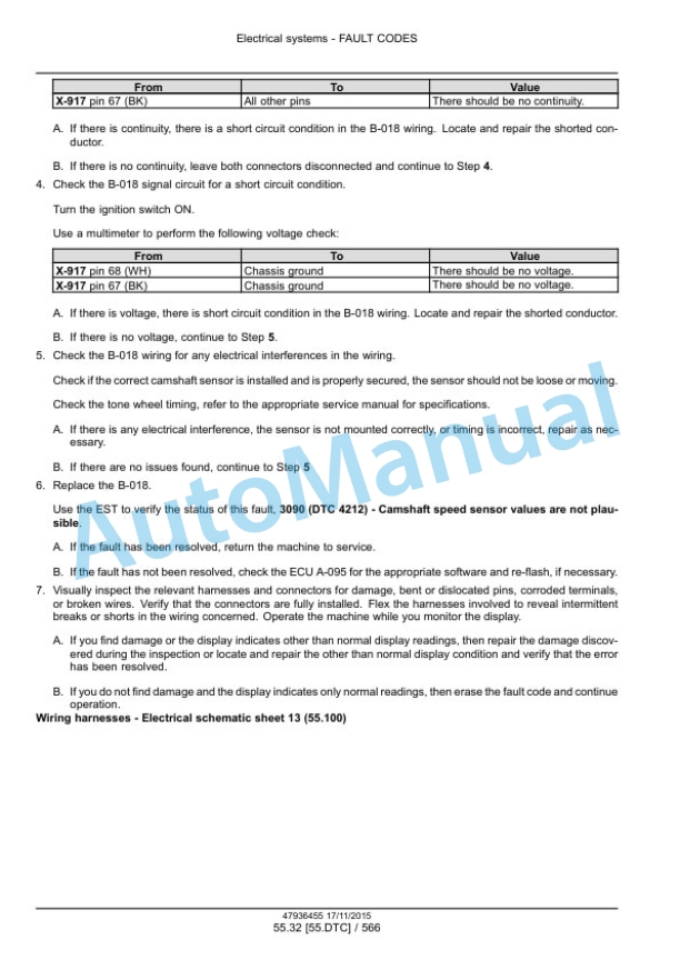 New Holland T7.230, T7.245, T7.260, T7.270 Auto Command Tier 4B Final Tractor Service Manual 47985263 4 New Holland T7.230, T7.245, T7.260, T7.270 Auto Command Tier 4B Final Tractor Service Manual 47985263-4