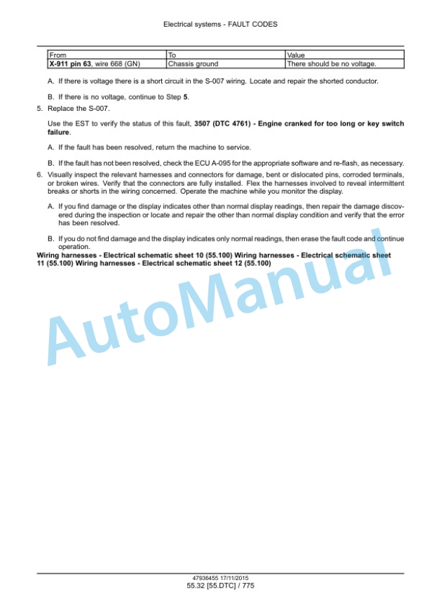 New Holland T7.230, T7.245, T7.260, T7.270 Auto Command Tier 4B Final Tractor Service Manual 47985264 2 New Holland T7.230, T7.245, T7.260, T7.270 Auto Command Tier 4B Final Tractor Service Manual 47985264-2