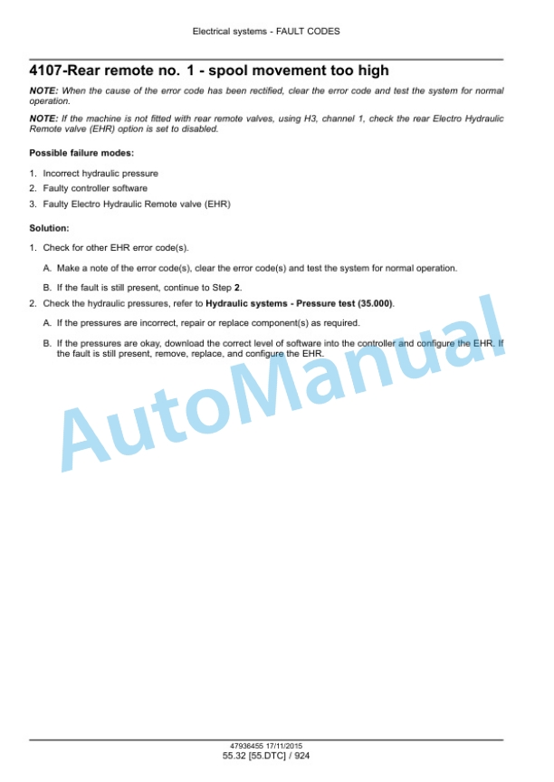 New Holland T7.230, T7.245, T7.260, T7.270 Auto Command Tier 4B Final Tractor Service Manual 47985264 4 New Holland T7.230, T7.245, T7.260, T7.270 Auto Command Tier 4B Final Tractor Service Manual 47985264-4
