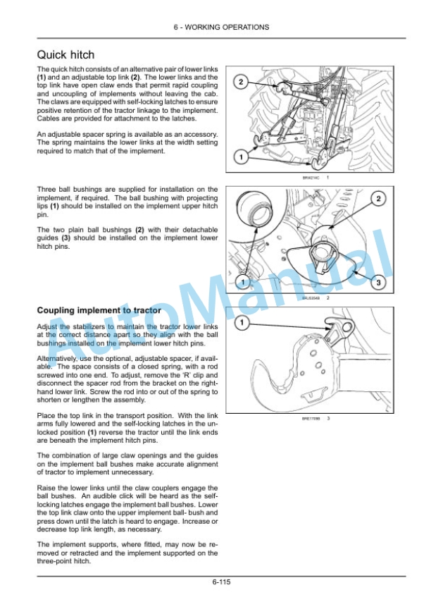 New Holland T7.230, T7.245, T7.260 Tier 4B Final Tractor Operation and Maintenance Manual 47960432 4 New Holland T7.230, T7.245, T7.260 Tier 4B Final Tractor Operation and Maintenance Manual 47960432 - Image 4