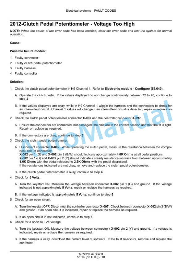 New Holland T7.240, T7.245, T7.260 Tractor Service Manual 47770440 5 New Holland T7.240, T7.245, T7.260 Tractor Service Manual 47770440 - Image 5