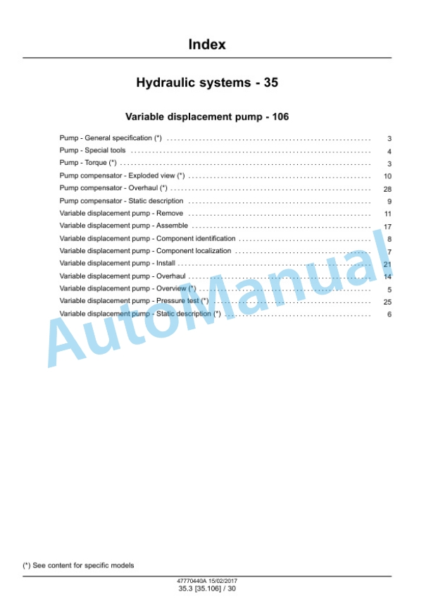 New Holland T7.240, T7.245, T7.260 Tractor Service Manual 47770440A 3 New Holland T7.240, T7.245, T7.260 Tractor Service Manual 47770440A - Image 3