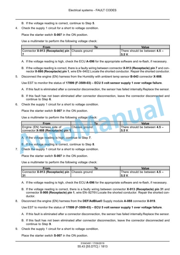 New Holland T7.275, T7.290, T7.315 AutoCommand Sidewinder II Stage IV - Stage V Tractor Service Manual 51643491 5 New Holland T7.275, T7.290, T7.315 AutoCommand Sidewinder II Stage IV - Stage V Tractor Service Manual 51643491 - Image 5