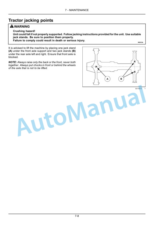 New Holland T7.275, T7.290, T7.315 AutoCommand Sidewinder II Stage V Tractor Operation and Maintenance Manual 51607621 5 New Holland T7.275, T7.290, T7.315 AutoCommand Sidewinder II Stage V Tractor Operation and Maintenance Manual 51607621 - Image 5