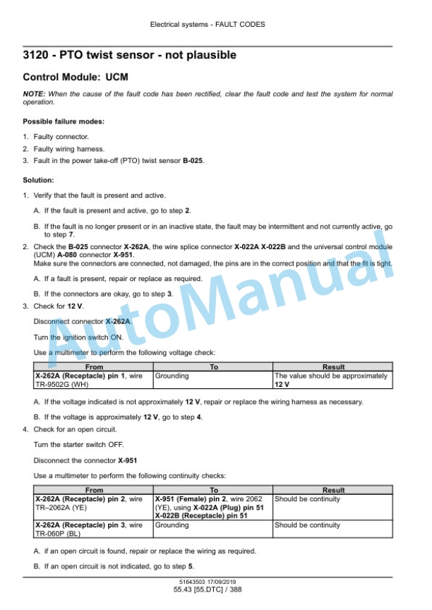 New Holland T7.275, T7.290, T7.315 AutoCommand Sidewinder II Tier 4B Final - Stage V Tractor Service Manual 51643503 4 New Holland T7.275, T7.290, T7.315 AutoCommand Sidewinder II Tier 4B Final - Stage V Tractor Service Manual 51643503 - Image 4