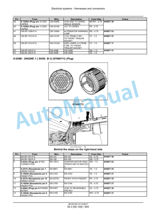 New Holland T7.290, T7.315 AutoCommand Stage IV Tractor Service Manual 48193165 3 New Holland T7.290, T7.315 AutoCommand Stage IV Tractor Service Manual 48193165 - Image 3