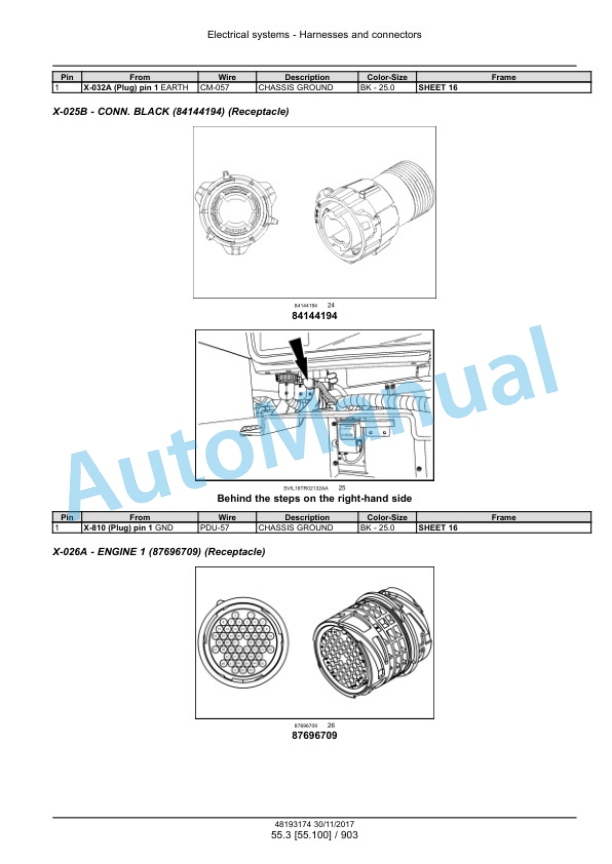 New Holland T7.290, T7.315 AutoCommand Tier 4B Final Tractor Service Manual 48193174 3 New Holland T7.290, T7.315 AutoCommand Tier 4B Final Tractor Service Manual 48193174 - Image 3