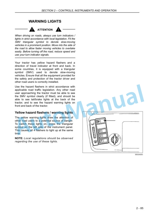 New Holland T7510, T7520, T7530, T7540, T7550 Tractor Operation and Maintenance Manual 84137954 3 New Holland T7510, T7520, T7530, T7540, T7550 Tractor Operation and Maintenance Manual 84137954 - Image 3