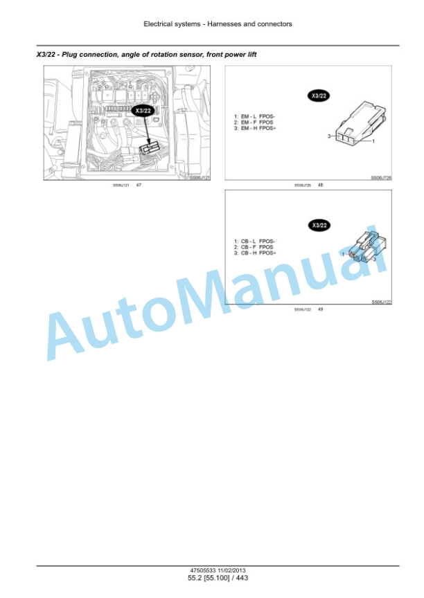 New Holland T7510, T7520, T7530, T7540, T7550 Tractor Service Manual 47505533 5 New Holland T7510, T7520, T7530, T7540, T7550 Tractor Service Manual 47505533 - Image 5