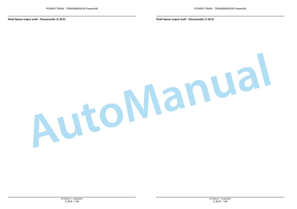 New Holland T8010, T8020, T8030, T8040, T8050 Tractor Repair Manual 87754618 4 New Holland T8010, T8020, T8030, T8040, T8050 Tractor Repair Manual 87754618-4