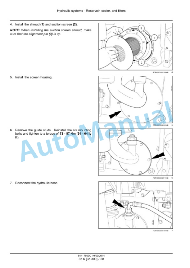New Holland T8.270, T8.295, T8.325, T8.355, T8.385 Tractor Service Manual 84417609 4 New Holland T8.270, T8.295, T8.325, T8.355, T8.385 Tractor Service Manual 84417609 - Image 4
