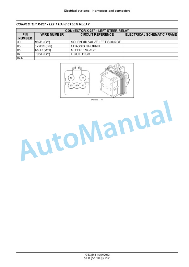 New Holland T8.275, T8.300, T8.330, T8.360, T8.390 Powershift Transmission PST Tractor Service Manual 47533594 4 New Holland T8.275, T8.300, T8.330, T8.360, T8.390 Powershift Transmission PST Tractor Service Manual 47533594 - Image 4