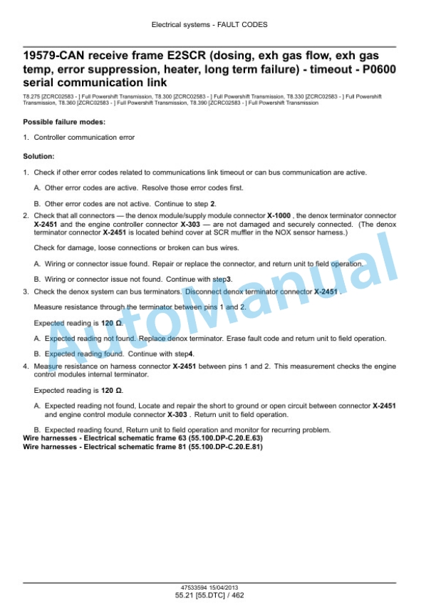 New Holland T8.275, T8.300, T8.330, T8.360, T8.390 Powershift Transmission PST Tractor Service Manual 47533594 5 New Holland T8.275, T8.300, T8.330, T8.360, T8.390 Powershift Transmission PST Tractor Service Manual 47533594 - Image 5