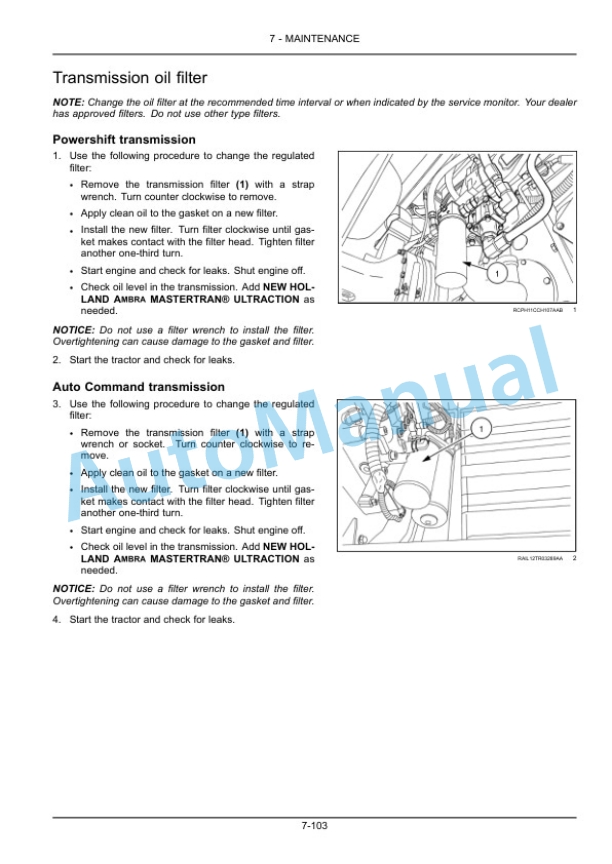 New Holland T8.275, T8.300, T8.330, T8.360, T8.390, T8.420 Tractor Operation and Maintenance Manual 47596169 5 New Holland T8.275, T8.300, T8.330, T8.360, T8.390, T8.420 Tractor Operation and Maintenance Manual 47596169 - Image 5