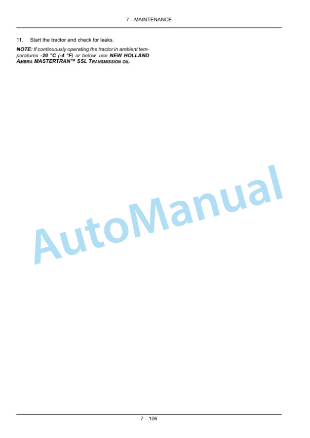 New Holland T8.275, T8.300, T8.330, T8.360, T8.390 Tractor Operation and Maintenance Manual 84516821 5 New Holland T8.275, T8.300, T8.330, T8.360, T8.390 Tractor Operation and Maintenance Manual 84516821 - Image 5