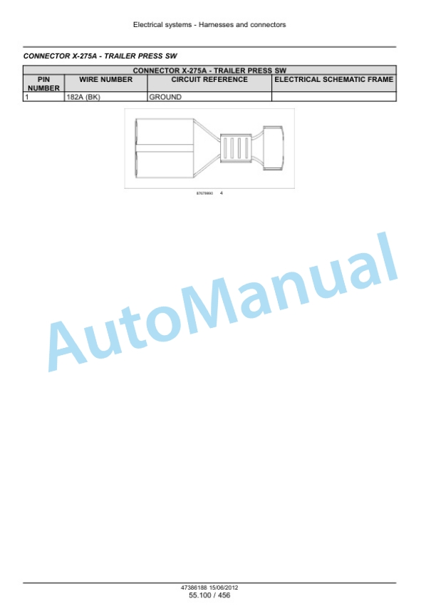 New Holland T8.275, T8.300, T8.330, T8.360, T8.390 Tractor Service Manual 47442325 4 New Holland T8.275, T8.300, T8.330, T8.360, T8.390 Tractor Service Manual 47442325 - Image 4