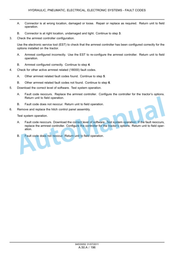 New Holland T8.275, T8.300, T8.330, T8.360, T8.390 Tractor Service Manual 84533080 3 New Holland T8.275, T8.300, T8.330, T8.360, T8.390 Tractor Service Manual 84533080-3