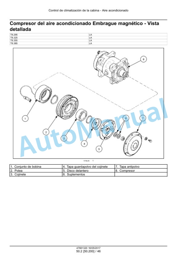 New Holland T8.295, T8.325, T8.355, T8.385 Tier 3 Tractor Service Manual 47681320 4 New Holland T8.295, T8.325, T8.355, T8.385 Tier 3 Tractor Service Manual 47681320 - Image 4