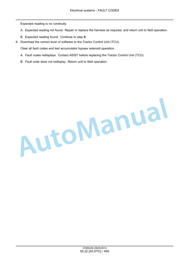 New Holland T8.320, T8.350, T8.380, T8.410 Powershift Transmission PST Tractor Service Manual 47685456 5 New Holland T8.320, T8.350, T8.380, T8.410 Powershift Transmission PST Tractor Service Manual 47685456 - Image 5
