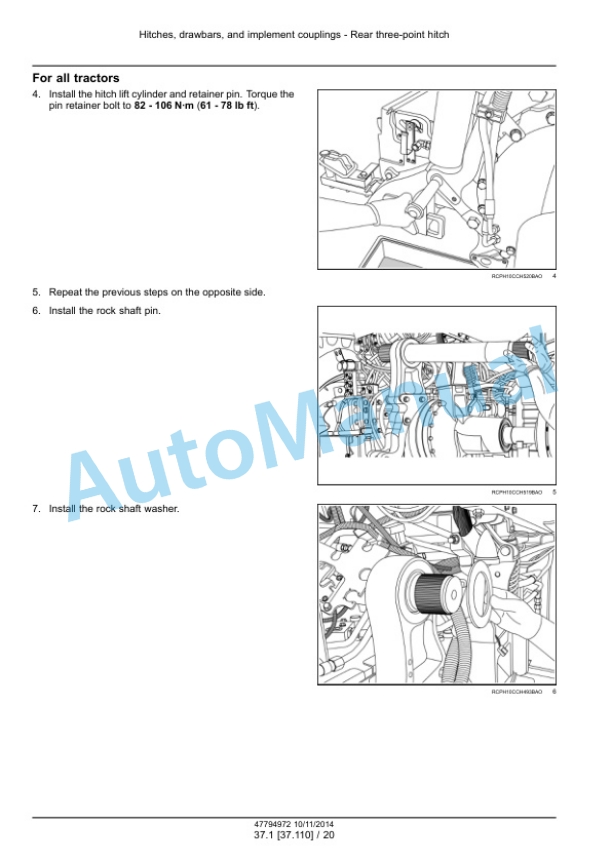 New Holland T8.320, T8.350, T8.380, T8.410 Powershift Transmission PST Tractor Service Manual 47794972 3 New Holland T8.320, T8.350, T8.380, T8.410 Powershift Transmission PST Tractor Service Manual 47794972 - Image 3