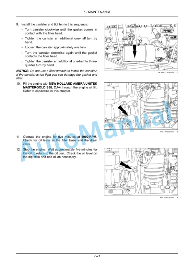 New Holland T8.320, T8.350, T8.380, T8.410, T8.435 Tractor Operation and Maintenance Manual 47586286 5 New Holland T8.320, T8.350, T8.380, T8.410, T8.435 Tractor Operation and Maintenance Manual 47586286 - Image 5