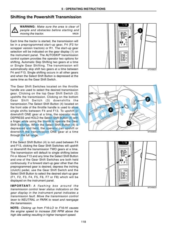 New Holland T9020, T9030, T9040, T9050, T9060 Tractor Operation and Maintenance Manual 87562886 3 New Holland T9020, T9030, T9040, T9050, T9060 Tractor Operation and Maintenance Manual 87562886 - Image 3