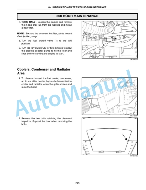 New Holland T9020, T9030, T9040, T9050, T9060 Tractor Operation and Maintenance Manual 87562886 5 New Holland T9020, T9030, T9040, T9050, T9060 Tractor Operation and Maintenance Manual 87562886 - Image 5