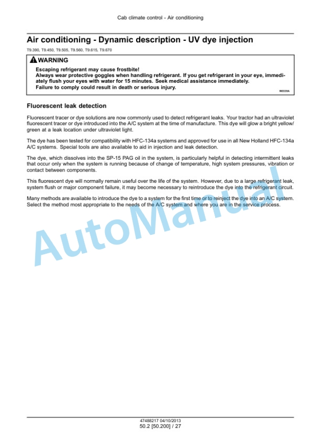 New Holland T9.390, T9.450, T9.505, T9.560, T9.615, T9.670 Tier 4 Tractor Service Manual 47488217 4 New Holland T9.390, T9.450, T9.505, T9.560, T9.615, T9.670 Tier 4 Tractor Service Manual 47488217 - Image 4