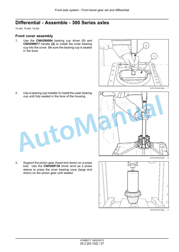 New Holland T9.390, T9.450, T9.505, T9.560, T9.615, T9.670 Tier 4 Tractor Service Manual 47512823 2 New Holland T9.390, T9.450, T9.505, T9.560, T9.615, T9.670 Tier 4 Tractor Service Manual 47512823-2