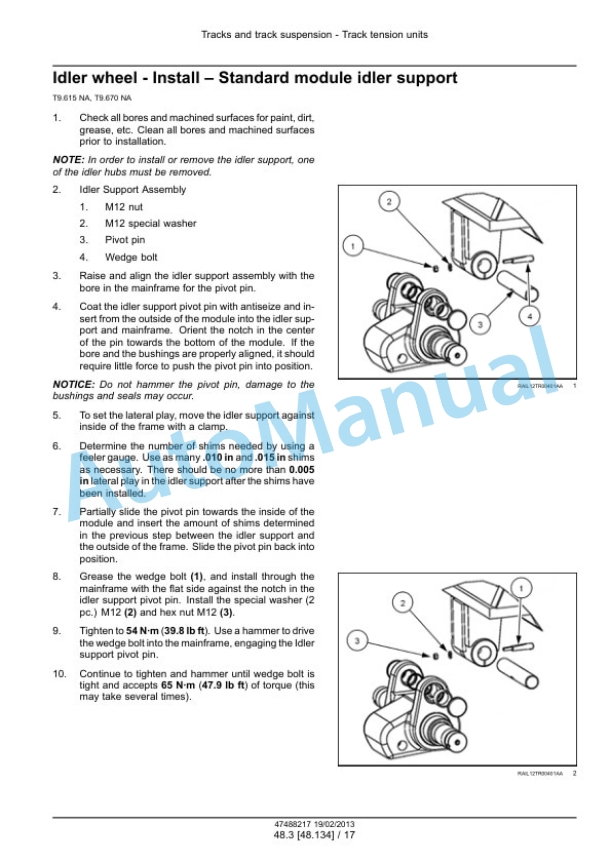 New Holland T9.390, T9.450, T9.505, T9.560, T9.615, T9.670 Tier 4 Tractor Service Manual 47512827 3 New Holland T9.390, T9.450, T9.505, T9.560, T9.615, T9.670 Tier 4 Tractor Service Manual 47512827 - Image 3