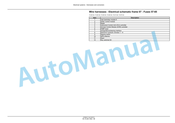 New Holland T9.390, T9.450, T9.505, T9.560, T9.615, T9.670 Tier 4 Tractor Service Manual 47632304 2 New Holland T9.390, T9.450, T9.505, T9.560, T9.615, T9.670 Tier 4 Tractor Service Manual 47632304-2