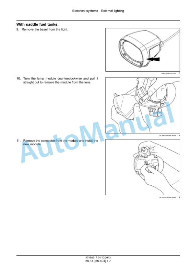 New Holland T9.390, T9.450, T9.505, T9.560, T9.615, T9.670 Tier 4 Tractor Service Manual 47632305 3 New Holland T9.390, T9.450, T9.505, T9.560, T9.615, T9.670 Tier 4 Tractor Service Manual 47632305 - Image 3