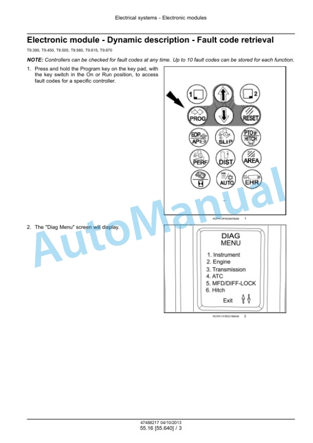 New Holland T9.390, T9.450, T9.505, T9.560, T9.615, T9.670 Tier 4 Tractor Service Manual 47632305 4 New Holland T9.390, T9.450, T9.505, T9.560, T9.615, T9.670 Tier 4 Tractor Service Manual 47632305 - Image 4